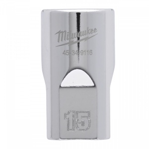Cheie tubulară Milwaukee 1/2, sistem metric, 15mm, scurtă