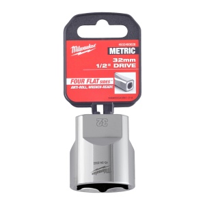 Cheie tubulară Milwaukee 1/2, sistem metric, 32mm, scurtă - Img 2