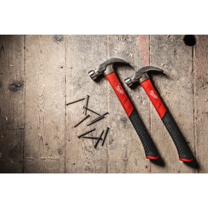 Ciocan dulgher cu gheară curbată din fibră de sticlă MILWAUKEE 450 gr - Img 3