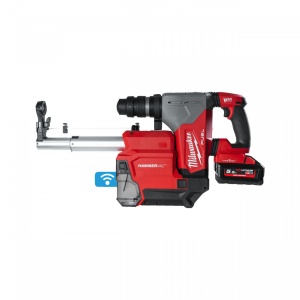 Ciocan rotopercutor SDS-Plus 26 mm cu 4 funcții și mandrină FIXTEC™ ONE-KEY™ M18 FUEL™ și soluție de extragere a prafului M18 ONEFHXDEL-552C, echipat, 2 baterii, incarcator, valiza, 2.5 jouli - Img 2