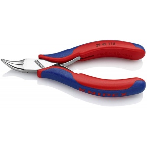 Cleste electronica, cioc indoit, manere bicomponent, KNIPEX, 115 mm - Img 1