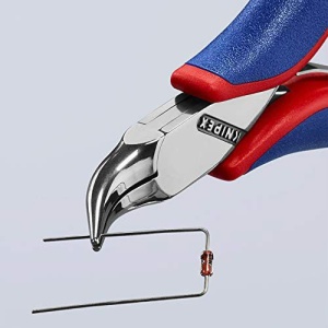 Cleste electronica, cioc indoit, manere bicomponent, KNIPEX, 115 mm - Img 4