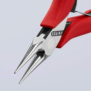 Cleste electronica, cioc rotund, KNIPEX, 115 mm - Img 3