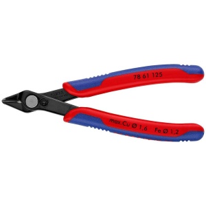 Cleste electronica, tais fara fateta, KNIPEX, 125 mm - Img 1
