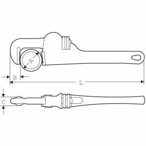 Cleste Heavy Duty ECO, lungime 18", Ř 2.1/2" - Img 2