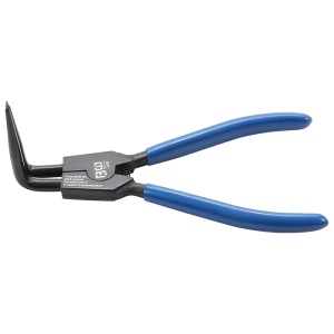 Cleste pentru inele de sigurante exterioare, curbat, 165 mm - Img 1