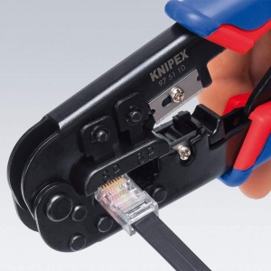 Cleste pentru sertizat mufe RJ 11/12/45, KNIPEX, 190 mm - Img 3