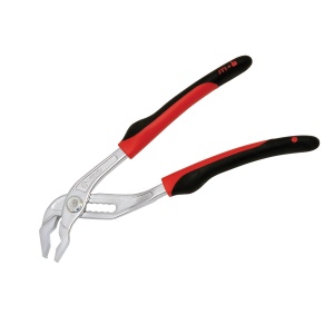 Cleste reglabil pentru tevi MOB, articulatie suprapusa, manson bimaterial - 240 mm