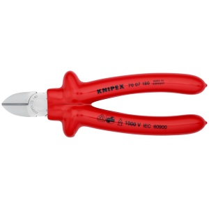 Cleste sfic, cromat, izolata prin imersie la 1000 V, KNIPEX, 180 mm - Img 3