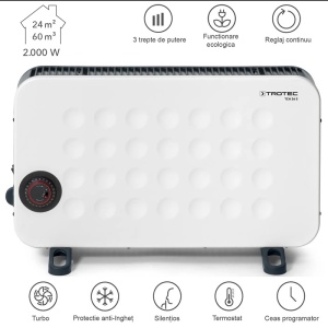 Convector electric Design TCH 26E, 2000W - Img 5