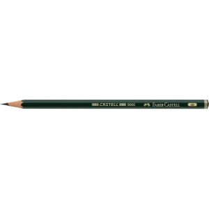 Creion grafit 3B hexagonal Castell 9000 Faber-Castell - Img 2