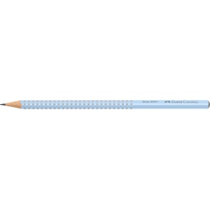 Creion grafit B triunghiular grip 2001 bleu sky Faber-Castell - Img 2