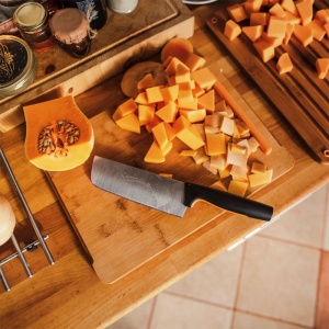 Cuitit Nakiri, Fiskars, FunctionalForm, lama inoxidabila, 16 cm - Img 3