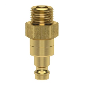 Cupla rapida mini tata Ludecke ESM_14_NAAB, DN 5, filet exterior G 1/4", inchidere dubla