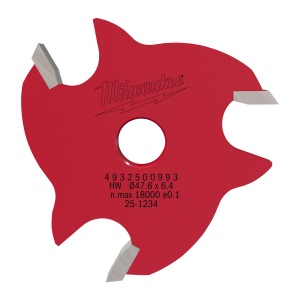 Cuțit freză de canelare 6,4mm