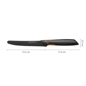Cutit pentru tomate, Fiskars, Edge, lama inoxidabila, 13.3 cm - Img 2