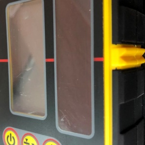 Detector laser Stanley FatMax LD200 , cu clema de sustinere, display zgaraiat - Img 3