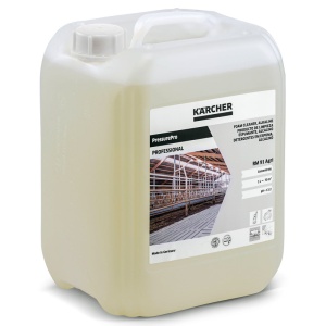 Detergent lichid spumant alcalin Karcher pentru grajduri, rezervoare si containere, 10 L, tip RM 91 AGRI