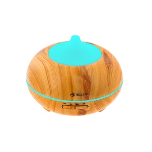 Difuzor Aromaterapie WiFi, 300ml, LED, Maro - Img 1
