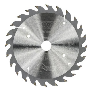 Disc Dewalt DT4026 pentru fierastrau circular, D 165x20x2.6 mm, 24 dinti, pentru utilizare universala, seria Extreme - Img 1