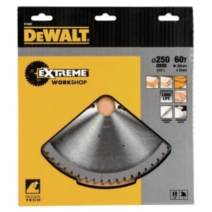 Disc Dewalt DT4352 pentru fierastrau circular, D 250x30x3.0 mm, 60 dinti, pentru taiere fina, seria Extreme - Img 2