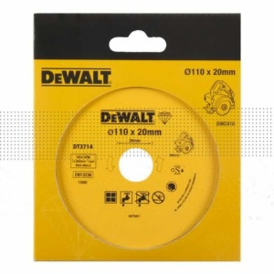 Disc diamantat Dewalt DT3714, D 110x20x1.6 mm, placi ceramice - Img 2