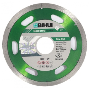Disc Diamantat subtire pt. Portelan, Placi ceramice 125x22.2 (mm) Super Premium - BIHUI-DCDS125