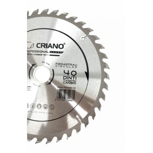 Disc Premium TCT - panza de fierastrau circular pentru taiat lemn, 235x30/25,4/20 cu 40 dinti din carbura de tungsten (vidia) - DXDY.PW235-40 - Img 3