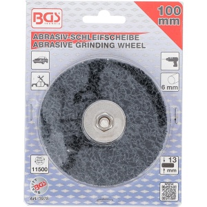 Disc slefuire abraziv pentru masini de gaurit, Ø100 mm, BGS - Img 3