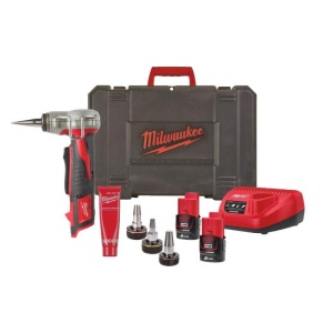 Dispozitiv sub-compact M12™ pentru lărgirea sistemelor Uponor Q&E C12 PXP-I06202C, cap inclus 16/20/25 mm, 6 bari, incarcator, 2 baterii, geanta