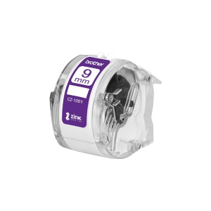 Etichete in rola Brother CZ-1001, 9mm x 5m, cu tehnologie Zink Zero Ink, full color, pentru imprimanta termica Brother VC-500W, originale,CZ1001