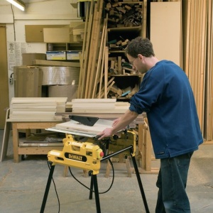 Fierastrau circular combinat DeWalt DW743N, 2000 W, 250 mm - Img 7