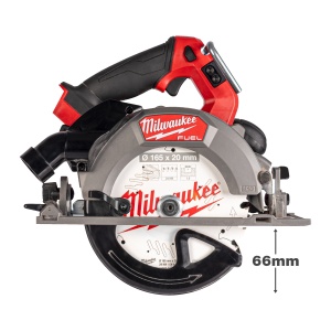 Fierastrau circular Milwaukee cu acumulator, model M18 FCSDC165-0, 165mm - Img 18