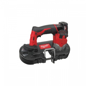 Fierastrau cu banda cu acumulator Milwaukee M12 BS-402C, capacitate taiere metal ∅ 41 mm, livrat cu acumulator, valiza
