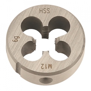 Filiera M 3X0.5, filet metric pas normal - DIN EN 22568, DIN 223 – HSS