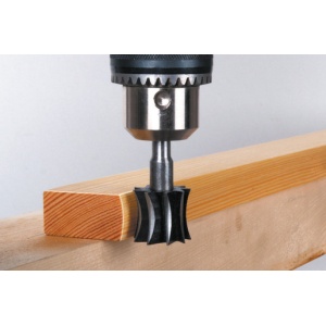 Freza de rotunjit Wolfcraft 3258000, 25x22 mm, tija 8 mm - Img 3