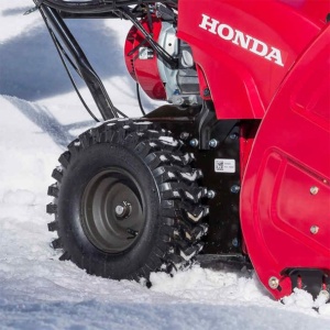 Freza de zapada autotractata cu senile si motor pe benzina cu pornire la sfoara Honda HSS 760A EW, 60.5 cm latime de lucru - Img 3