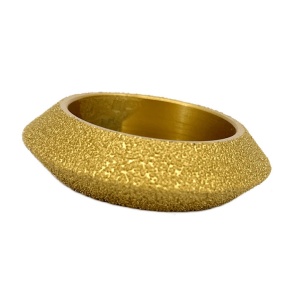 Freza diamantata pentru profilare granit, marmura, gresie, Profil V, 75x22,23 #45 - DXDY.FPP.V1