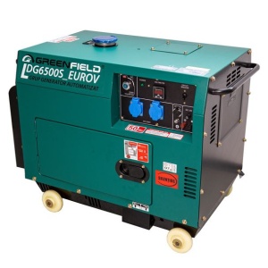 Generator de curent diesel Greenfield LDG6500S EUROV PLUS, cu carcasa insonorizanta, stationar, monofazat, 5.5 kVA, automatizare trifazata - Img 4