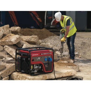 Generator de curent pe benzina Honda EM5500CXS2, portabil, monofazat, 5.5 kW, pornire electrica - Img 4