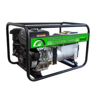 Generator portabil de curent si sudura Greenfield G-EC220DC_EUROV, trifazat, 6.1 kVA, curent sudura 40-220 A, Benzina - Img 1