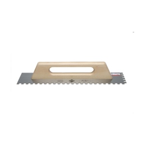 Gletiera dintata cu maner din lemn 48cm, 10x10mm - RUBI-65983 - Img 3