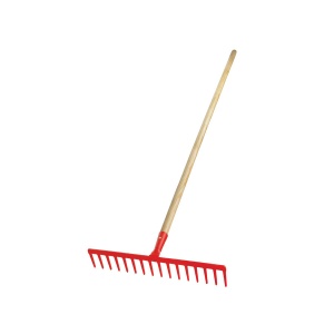 Grebla metal cu coada din lemn de frasin MOB - 150 mm (14)