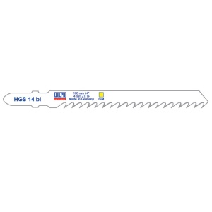 HGS 14 BI Panza Bi-Metal pentru fierastrau vertical, prindere T, pentru lemn / 5 bucati, DIM 100 x 7.8 x 1.27 mm