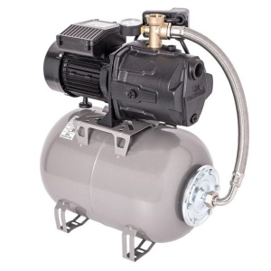 Hidrofor cu pompa autoamorsanta Wasserkonig WSK4348-25, corp fonta, putere 1000 W, debit 4320 l/h, inaltime refulare 48 m, vas de expansiune 24 litri - Img 2