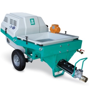 IMER, Masina de tencuit, Step 120, motor 230V, debit maxim material 25 l/min., dist. de pompare orizontal/vertical 40/15 m