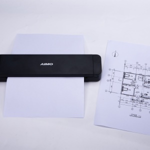 Imprimanta termica portabila full A4 AIMO P832, 300 dpi, conectare Bluetooth sau Type C, acumulator Li-Ion 2000 mAh, compatibila IOS, Android, MAC sau Windows - Img 3