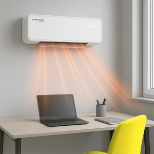 Incalzitor electric de perete, Trotec, monofazat cu ventilator si telecomanda/termostat digital, tip TFC-W28E - Img 9