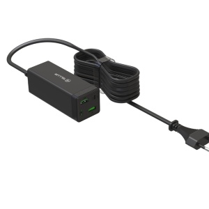 Încărcător priză Tellur PDHC2 65W (2xPD 2xQC3.0), EU,UK,US, negru - Img 5