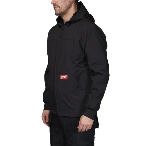 Jachetă Softshell neagră cu glugă S - Img 4